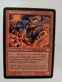 Grim Lavamancer Torment MTG NM Free shipping with tracking - Image 1