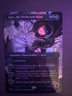 Jace, the Perfected Mind (Borderless) (Step-and-Compleat Foil) Foil - Image 1