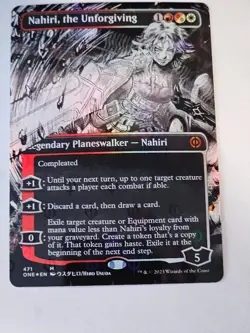 MTG - Nahiri, the Unforgiving FOIL Step and Compleat - Phyrexia All Will Be One - Image 1