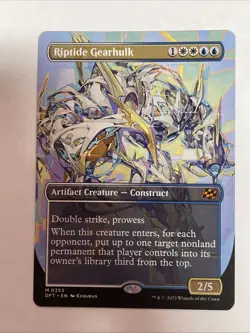 Riptide Gearhulk (Borderless) Aetherdrift #353 Mythic - Image 1