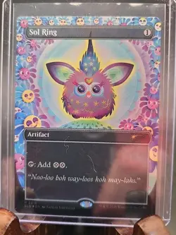 Sol Ring Furby: Doo-Ay Noo-Lah Secret Lair MTG Rainbow Foil Near Mint - Image 3