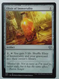 Elixir of Immortality *Uncommon* Magic MtG x1 Commander 2021 - Image 1