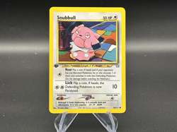 Snubbull - 1st Edition - 74/111 Neo Genesis - Pokemon TCG - 2000 - Image 1