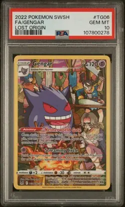 Gengar TG06/TG30 Pokemon PSA 10 GEM MINT Lost Origin Trainer Gallery Ultra Rare - Image 1