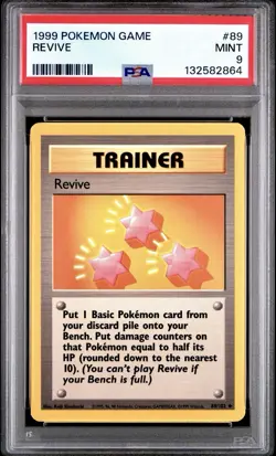 1999 Pokemon Game 89 Revive PSA 9 - Image 1