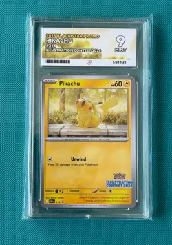 Pokemon - Black Star Promo - Illustration Contest 2024 - Pikachu 214 - Ace 9 - Image 1