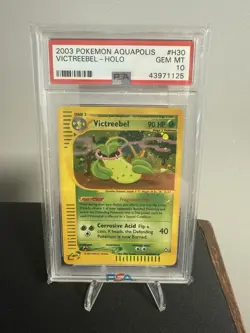 2003 POKEMON AQUAPOLIS #H30 VICTREEBEL-HOLO PSA 10 - Image 1