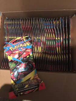 40 X Pokemon TCG Mega Evolution Blister Booster Pack Sleeved (Assorted) - Image 1