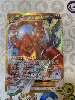 Pokemon TCG XY - Steam Siege 115/114 Volcanion EX (Secret) Full Art: NM - Image 1
