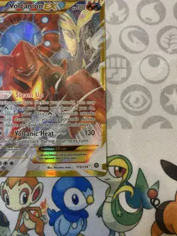 Pokemon TCG XY - Steam Siege 115/114 Volcanion EX (Secret) Full Art: NM - Image 5