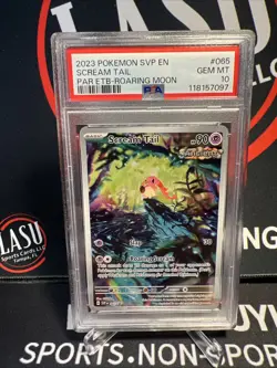 2023 Pokemon Scream Tail Black Star Promo 065 Paradox Rift ETB PSA 10 - Image 1