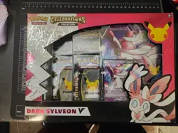 Pokemon TCG Celebrations Dark Sylveon V Collection Factory Sealed Box. - Image 1