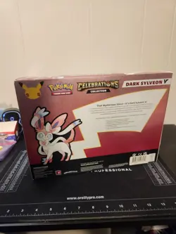 Pokemon TCG Celebrations Dark Sylveon V Collection Factory Sealed Box. - Image 4