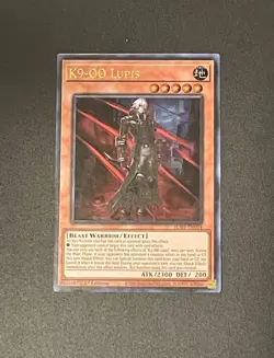 Yu-Gi-Oh! K9-00 Lupis JUSH-EN034 Ultra Rare NM - Image 1