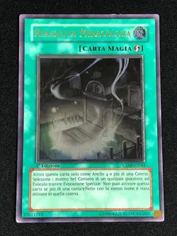 YUGIOH MIRACULOUS REBIRTH CDIP-EN044 1ST LIGHT PLAY ULTIMATE ITALIAN - Image 1