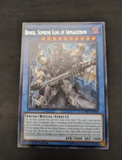 Demise, Supreme King of Armageddon -Yugioh- Cybernetic Horizon -MISPRINT- NM - B - Image 2