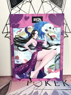 Boa Hancock One Piece PSA Promo TCG Magazine & Sealed Promo Card - Image 3