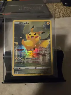 Pokemon TCG Crown Zenith Pikachu Full Art Holo Rare Card GG30/GG70 NM Condition - Image 1