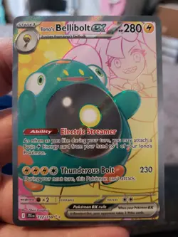 Iono's Bellibolt Ex Journey Together 172/159 Full Art Pokemon Card NM - Image 1