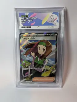 Pokemon TCG Daisy's Help Scarlet Violet Holo Ultra Rare Card 195/165 Ace 9 - Image 1