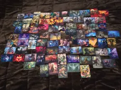 MTG Lot of 75 ART SERIES Cards -NO DOUBLES-Some Gold Signatures - Image 1