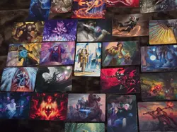 MTG Lot of 75 ART SERIES Cards -NO DOUBLES-Some Gold Signatures - Image 5