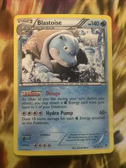 Blastoise 16/101 HOLO Pokemon Tcg Card Plasma Blast - HP - Image 1