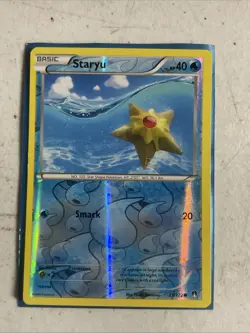 Staryu 25/122 X&Y Breakpoint Pokemon TCG Card Reverse Holo - Image 1