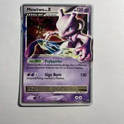 Mewtwo Lv. X Rare Pokemon 2008 - Black Star Promo Card DP28 - MP~ - Image 1