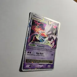 Mewtwo Lv. X Rare Pokemon 2008 - Black Star Promo Card DP28 - MP~ - Image 2