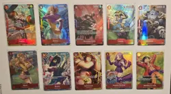 One Piece TCG ST-21 Gear 5 Full Art Promos Lot 10 Of 15 Cards - Image 1