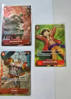 One Piece TCG ST-21 Gear 5 Full Art Promos Lot 10 Of 15 Cards - Image 4
