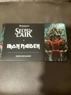 New Magic the Gathering Secret Lair x Iron Maiden Eddie Unchained Non-Foil - Image 1