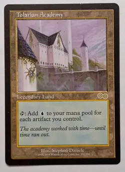 MTG - Tolarian Academy - Urza's Saga 330/350 - Regular Rare - Reserved List - Image 1