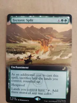 x1 Tectonic Split - Extended Art R MTG Avatar: The Last Airbender: Eternal M/NM, - Image 1