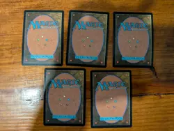 Chocobo Track Foil Full Art Basic Lands Set of 5 Final Fantasy MTG NM+ - Image 2