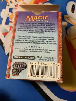 Magic The Gathering Invasion Theme Deck 2000 MTG Preconstructed Vintage - Image 3