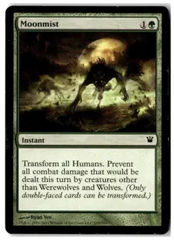 MTG Moonmist - Innistrad Moderately Played English - Image 1