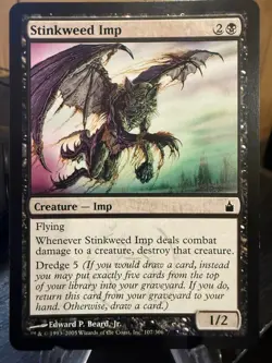 MTG Magic the Gathering Ravnica: City of Guilds Stinkweed Imp - Image 1