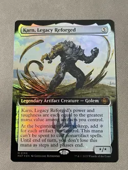 Karn, Legacy Reforged (Extended Art) March of the Machine: The Aftermath Foil NM - Image 1