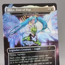 Miku Font of Pop English Foil MTG Secret Lair Drop NM - Image 2