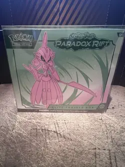 PARADOX RIFT Scarlet & Violet Pokemon TCG Elite Trainer Box Iron Valiant + Case - Image 1