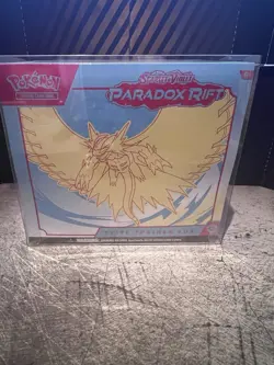 Pokemon Scarlet & Violet TCG Paradox Rift Elite Trainer Box Roaring Moon + Case - Image 1