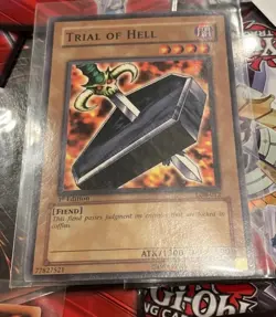 Yu-Gi-Oh! Trial of Hell LOB-123 1st Edition LP Condition - Image 1