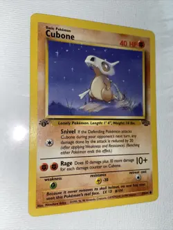 Pokemon CUBONE 1st Edition Jungle 1999 English Card #50/64 - Image 2