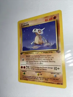 Pokemon CUBONE 1st Edition Jungle 1999 English Card #50/64 - Image 3
