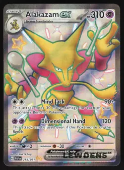 Alakazam ex - 215/091 - Shiny Ultra Rare - Paldean Fates - Pokemon Card - Image 1