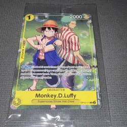 🔥🔥 One Piece CCG Monkey.D.Luffy OP10-111 Rare Promo Card Factory Sealed Mint - Image 2