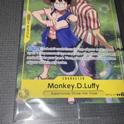 🔥🔥 One Piece CCG Monkey.D.Luffy OP10-111 Rare Promo Card Factory Sealed Mint - Image 4
