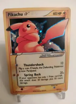 **Custom-made**HighQuality, Pikachu G. Star"Display-card" - Image 1